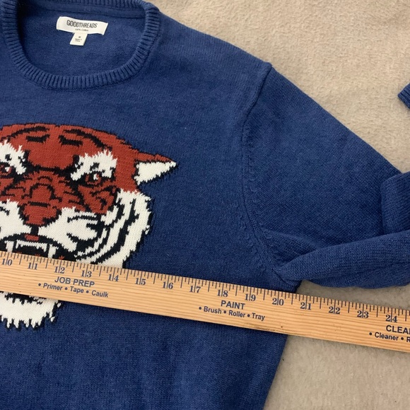 GOOD THREADS MENS SOFT COTTON CREWNECK COUGAR SWEATER SIZE M - Picture 5 of 8